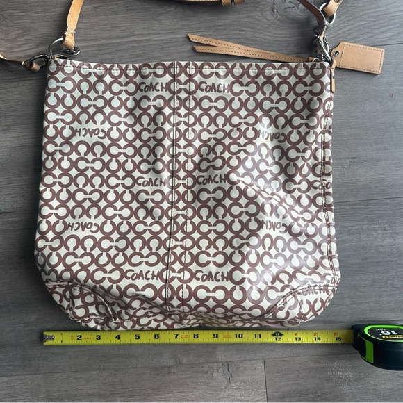 Coach Signature Coated Coated Canvis Bag Purse Model # J08626-13341 - Picture 4 of 7